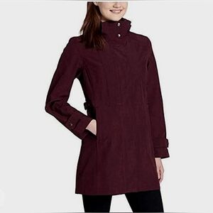 Kirkland Signature Ladies' Trench Coat Purple Lightweight Water Resistant